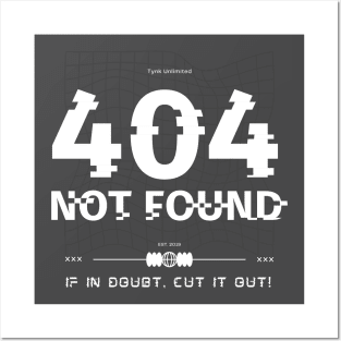 404 ERROR Posters and Art